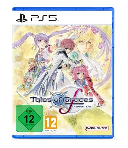 Tales of Graces f Remastered - PS5 [EU Version] - Spiele für PlayStation 5, erlebe eine fesselnde Story und verbessertes Gameplay mit Komfortfeatures wie Auto-Speichern und optimierten Grafiken.