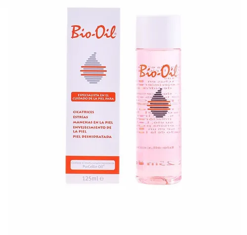 Bio Oil Körperöl 125ml - PurCellin Oil gegen Dehnungsstreifen - Ganzkörperpflege mit PurCellin Oil, reduziert das Erscheinungsbild von Dehnungsstreifen und verbessert die Hautelastizität.