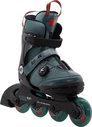 K2 Skates Eddie BOA Jungen Inline Skates – Dunkelblau – Verstellbare Skates - Verstellbare Inline Skates mit K2 Softboot-Technologie für hohen Komfort. Ideal für Kinder, die beim Skaten wachsen wollen. Mit Boa-Schnellverschluss für sicheren Halt und Stabilität.