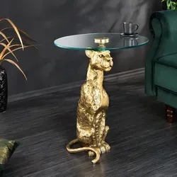 riess-ambiente Beistelltisch WILDLIFE PANTHER 60cm von Riess-Ambiente
