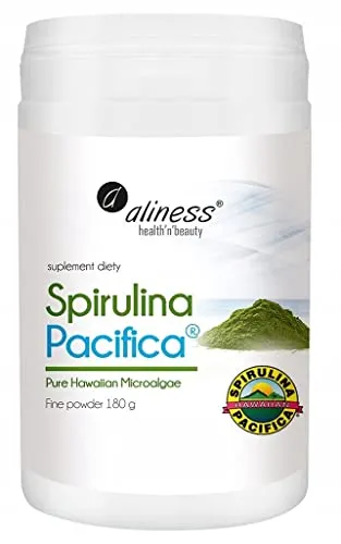 Spirulina Pacyficzna Algi Arthrospira Platensis Pacifica 180 g Aliness