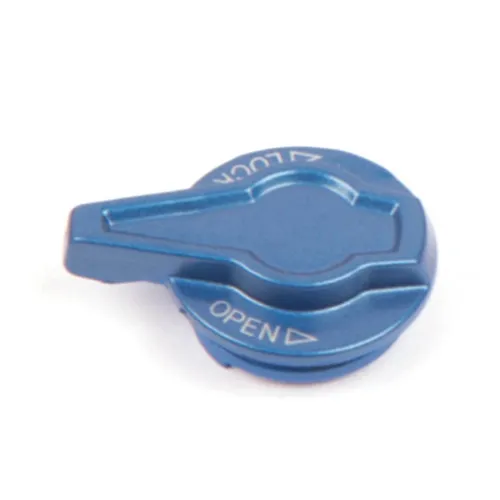 Drehdeckel Suntour für LO-Kartusche für SF11-XCR-LO, NRX Bj.2012,Raidon XC, blau