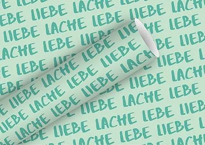 Geschenkpapier Grün von Braun & Company