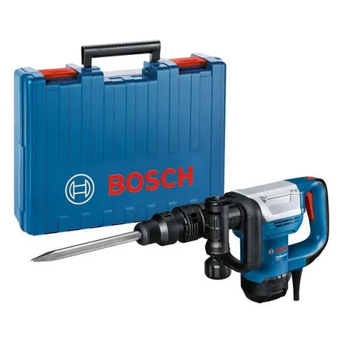 Bosch Stemmhammer GSH 500 - SDS Max, 1100 W, 12 Meißelpositionen und leichtes Design für präzise Meißelarbeiten in Beton