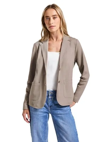 Street One Basic Blazer in Sandstone Mocha Mel. 44 von Street One