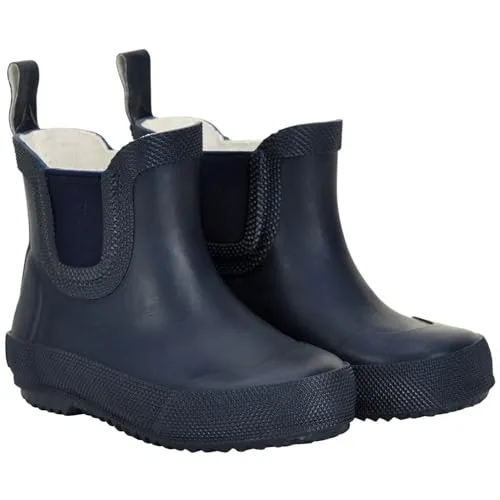 CeLaVi Unisex-Kinder Regenstiefel Kurz, Blau (Dark Navy), 22 EU