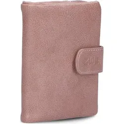 Zwei kleine Damen Geldbörse M.Wallet MW5 - Elegante Damen-Geldbörse aus weichem Kunstleder mit praktischem Druckknopfverschluss, 6 Kartenfächern und kompaktem Design für einfache Mitnahme.