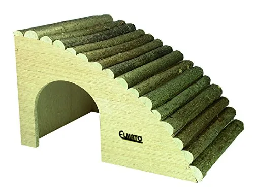 Elmato 10404 Natur Nagervilla Meerschweinhaus Hasenhaus