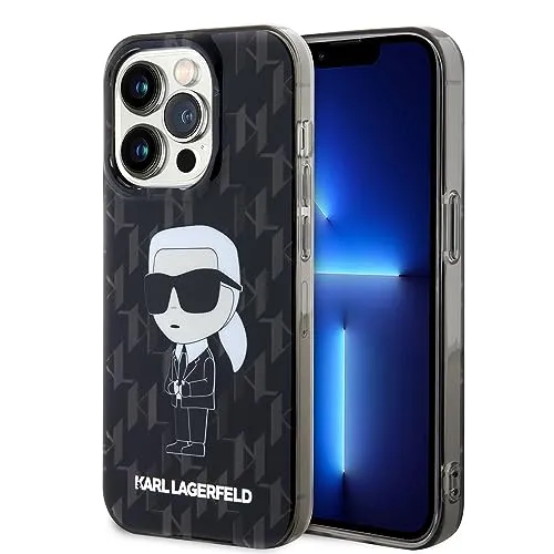 Karl Lagerfeld KLHCP15XHNKMKLK Hülle für iPhone 15 Pro Max - Standard Handyhüllen mit modernem Design und zuverlässigem Schutz, ideal für stilbewusste Nutzer.