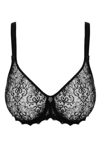 Empreinte Soft-BH Cassiopee - Vorgeformt E-G Cup - Eleganter BH in Schwarz, ideal für optimalen Halt und Tragekomfort. Perfekt für Damen mit Körbchengröße E, aus hochwertigem Material für eine angenehme Passform.