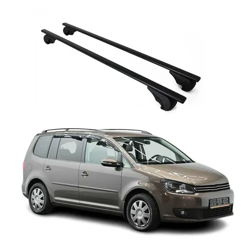 Dachträger Gepäckträger für VW Touran 2003-2015 - Dachgepäck- & Grundträger aus hochwertigem Metall, aerodynamisch und wasserdicht für optimale Reiseerlebnisse. Leicht abnehmbar und ideal für jede Wetterlage.