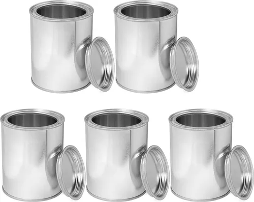 Moritz 5x Blechdose für Ethanol 500 ml Bioethanol Brenngel Dose Tischkamin Tischfeuer Kamin