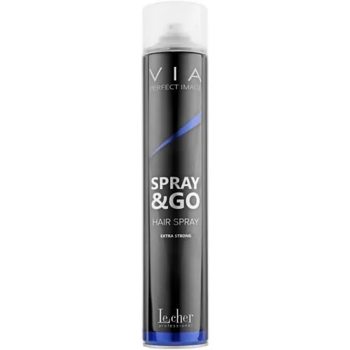 Lecher VIA Haarspray extra stark Friseur Haarlack starker Halt Styling Spray XXL