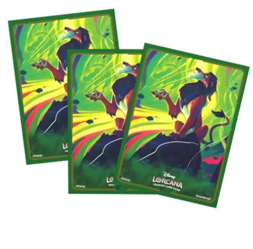 Disney Lorcana TCG - Azurblaues Meer - Kartenhüllen Scar