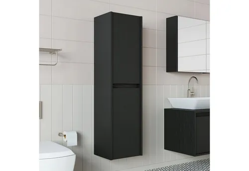 Roomart Badmöbel-Set Badezimmer Hochschrank 115 cm, 4 Fächer in 5 Farben mit Soft-Close, (Roomart, Badezimmermöbel, Hochschrank Badregal, in 5 Farben Badschrank)