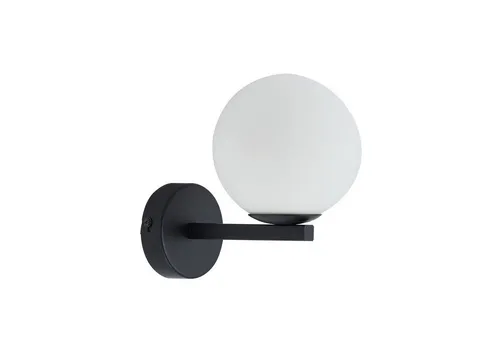 Lucande Wandleuchte Bidolo - Elegante Metallleuchte in Schwarz mit 8 W LED - Lampen für Badezimmer, IP44 Schutz vor Feuchtigkeit, sorgt für eine angenehme Stimmung und inspirierende Atmosphäre.