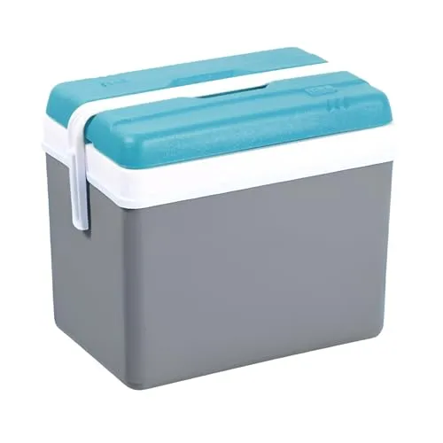 Kühlbox Passiv 35L – Tragbare Isolierbox für Camping & Picknick – Kompakte Eistruhe (grau)