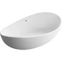 BERNSTEIN Freistehende Badewanne Wave - 180 x 110 cm, Weiß matt - Sanitäranlagen & Zubehör, hochwertige Doppelwandige Konstruktion für optimale Isolierung und 5 Jahre Garantie für langlebigen Komfort.