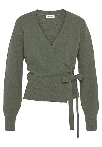 Lascana Damen Wickelstrickjacke von LASCANA