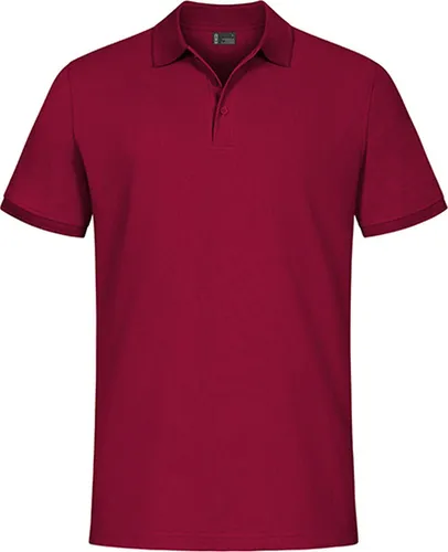 EXCD Poloshirt Herren, Granat, M - Hochwertiges Poloshirt für Herren mit strapazierfähiger Piqué-Oberfläche. Die Knopfleiste mit 3 bruchsicheren Knöpfen und die separate Brusttasche bieten praktischen Komfort. Ideal für den täglichen Einsatz und pflegeleicht.