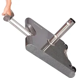 Knirps Trolley Granitsockel 40 kg – Stabiler Sonnenschirmständer mit Rollen - Schirmständer aus hochwertigem Granit mit 2 Rollen und Edelstahlrohr für einfache Mobilität. Ideal für sicheren Halt Ihres Sonnenschirms – perfekt für Garten oder Terrasse.