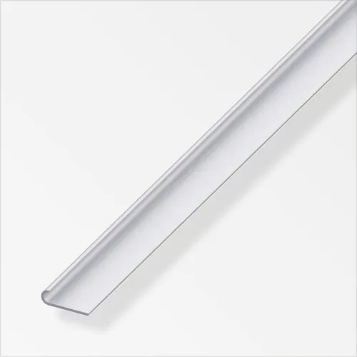alfer Kantenschutzprofil Aluminium 1 m x 16 mm silber