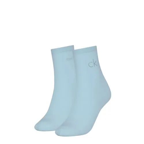 Calvin Klein Socks CK WOMEN SHORT SOCK 2P SHINY LOGO