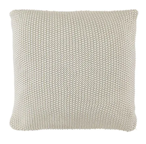 Marc O Polo Strick Dekokissen Plaid Nordic Knit Oatmeal 50x50 cm - Elegantes Kissen im nordischen Strickdesign, perfekt für gemütliche Wohnräume und stilvolle Akzente.