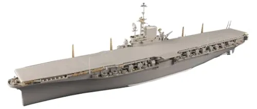 Trumpeter 1/350 USS Midway CV-41 Modellbausatz - Luftfahrt-Modellbausatz eines historischen US-Flugzeugträgers mit 1290 Teilen, inklusive Photoätz- und Metallteilen sowie F4U und SB2C Flugzeugen. Perfekt für Modellbau-Enthusiasten!