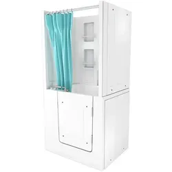 Seniorendusche mit Sitzwanne S02D-A-R 78x100cm