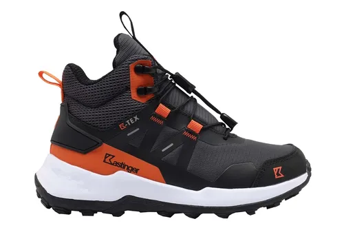 Kastinger Wander-Freizeitschuhe Foiskar Mid KTX - Wasserdicht für Kinder - Robuste Wanderschuhe für Kinder mit atmungsaktiver K-TEX Membran, ideal für Outdoor-Aktivitäten. Sicherer Halt und perfekte Dämpfung dank Speedlace-System und K-Cush-Außensohle.