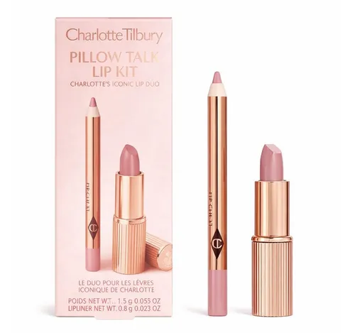 Charlotte Tilbury Pillow Talk Duo Set - Lippen-Set für Perfekte Looks - Entdecke das magische Mini-Lippenduo für den perfekten Pillow Talk-Mund! Ideal für jeden Anlass, inklusive Lippenstift und Lipliner in ikonischen Farbtönen. Perfekte Begleitung für deinen Look!