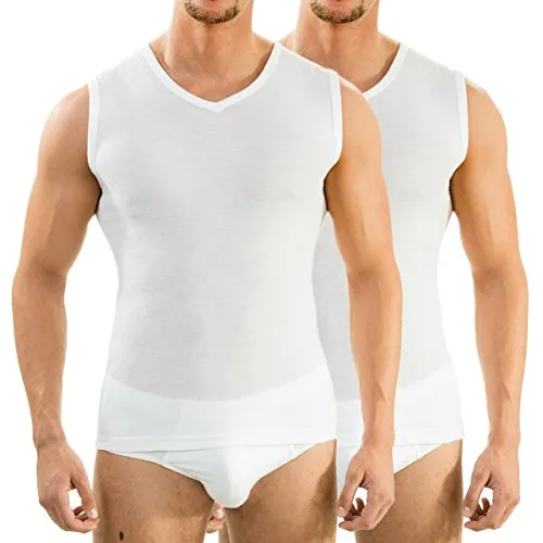 HERMKO Funktionsunterhemd 2 x 63050 - Herren Funktionsunterhemd aus 100% Polyester, bioactiv behandelt, atmungsaktiv und geruchshemmend – ideal für Sport und Alltag. Hochwertige Unterwäsche seit 1958.