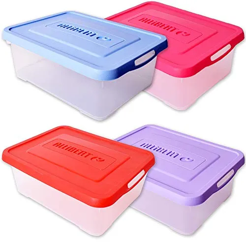 Produktbild Allibert Aufbewahrungsbox Set 4er Transparent 12L