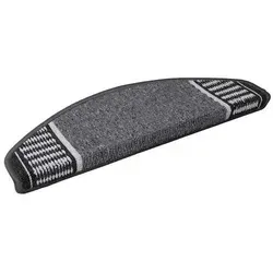 vidaXL Selbstklebende Stufenmatte 15er Set Anthrazit 65 x 21 cm - Praktische und stilvolle Lösung für Ihre Treppen: Die selbstklebenden Stufenmatten aus robustem Polypropylen bieten sicheren Halt und reduzieren Geräusche, ideal für Flure und Wohnzimmer.