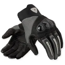 Revit Speedart Air Motorradhandschuhe, schwarz-grau, Größe M - Motorradhandschuhe aus atmungsaktivem 3D Polyester-Air-Mesh und wasserabweisendem Ziegenleder für optimalen Komfort und Sicherheit beim Fahren.