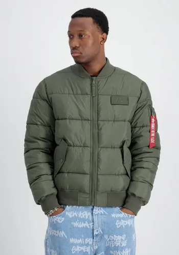 Alpha Industries MA-1 Puffer Bomberjacke Herren grün, XXXL - Funktionsjacken - Klassische Bomberjacke mit moderner Isolierung, strapazierfähigem Taffeta und praktischem Stauraum für optimalen Komfort und Stil.