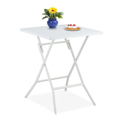 Klapptisch Campingtisch - Faltbar in Holzoptik - Camping-Möbel, klappbar für einfache Handhabung und platzsparende Aufbewahrung, ideal für Outdoor-Aktivitäten und Gartenpartys.