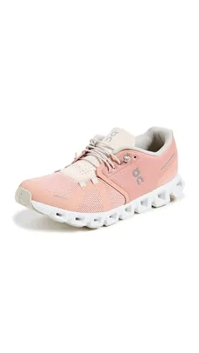 ON CLOUD 5 Damenschuhe - Pinke Sportschuhe für Damen - Laufschuhe mit vergrößerter Zwischensohle für optimale Dämpfung, Speed-Lacing-System für einfachen Einstieg und 100% recyceltem Obermaterial. Ideal für umweltbewusste Sportlerinnen.