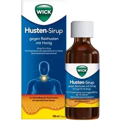Wick Husten-Sirup gegen Reizhusten mit Honig 180 ML