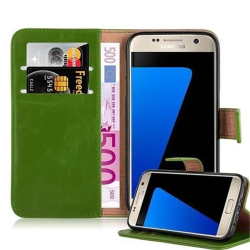 Handy Hülle für Samsung Galaxy S7 Cover Case Tasche Etui Luxury Glatt