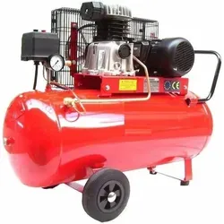 Druckluft Kompressor 450/11/90D - 2 Zylinder Werkstatt Kolbenkompressor - Kompressoren für Werkstätten, robust und langlebig mit 2-Zylinder-Design für hohe Standfestigkeit und optimale Kühlung. Ideal für Lackieren, Bohren und Schrauben.