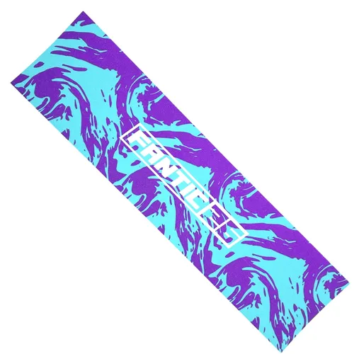 Fantic26 Stunt-Scooter Trick Roller Griptape 58,5cm x 15,5cm Swirl Lila/Türkis