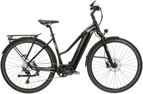 KROSS E-Bike Trekkingrad Trans Hybrid 6.0 - 28 Zoll Schwarz mit Shimano Mittelmotor - Entdecke die Stadt mit dem KROSS Trans Hybrid 6.0. Ausgestattet mit einem leistungsstarken 630 Wh Akku und hydraulischen Scheibenbremsen bietet dieses E-Trekkingrad Komfort und Sicherheit auf jeder Fahrt. Ideal für urbane Abenteurer.