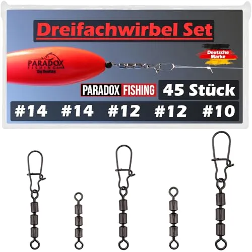 Karabiner & Wirbel von Paradox Fishing