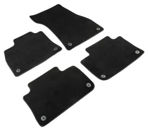 WALSER Premium Auto Teppiche für Audi E-Tron 09/2018-Heute, E-Tron GT Stufenheck 2020-Heute, 100% passgenaue Auto Fußmatten Made in Europe, Fußmatte Auto, Autoteppich Auto, Fussmatten Auto