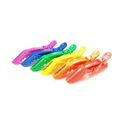 Termix Haarklammer Professional Pride Hair Clips 6 Units in rot von Termix