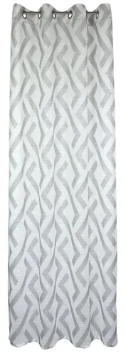Ösenschal Scherli, Grau, 140x245 cm – Stilvoller Fensterdekoration - Der Ösenschal 'Scherli' in Grau (140 x 245 cm) sorgt für modische Akzente in Ihrem Zuhause. Mit halbtransparenter Struktur und 8 Ösen ist er einfach zu montieren. Pflegeleicht und langlebig – ideal für jedes Wohnambiente!