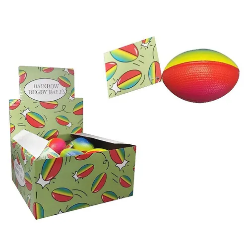 Mini Rugby Ball Regenbogen von LG Imports