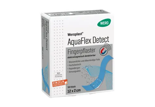Weroplast® Wundpflaster AquaFlex Detect Fingerpflaster (50 St), Fingerpflaster